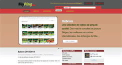 Desktop Screenshot of myping.be