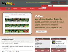 Tablet Screenshot of myping.be